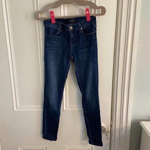 J Brand Super Skinny Mid/Low-Rise Jeans - Size 25 - Picture 5 of 11